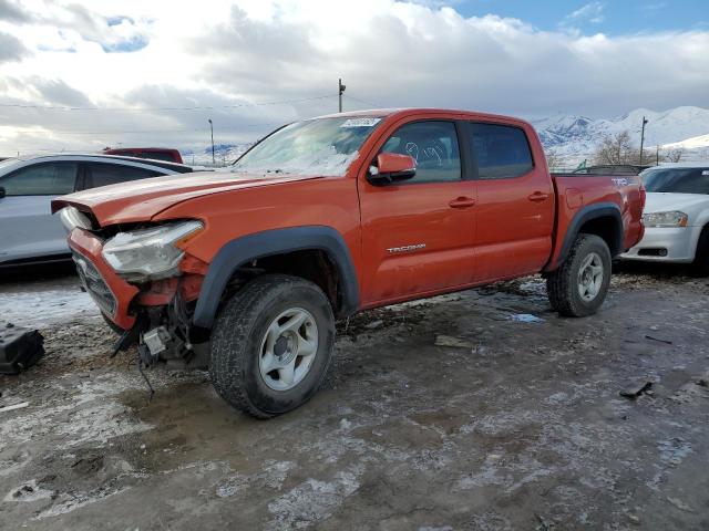 Salvage trucks for sale at Magna, UT auction: 2017 Toyota Tacoma Double Cab
