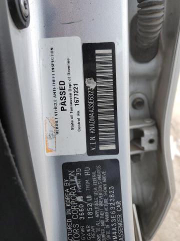 KNADM4A33E6323823 KIA RIO LX