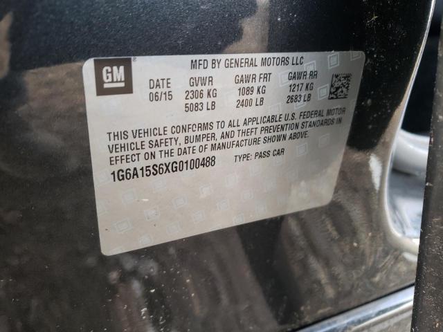 2016 CADILLAC CTS-V - 1G6A15S6XG0100488