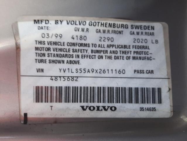 YV1LS55A9X2611160 Volvo S70