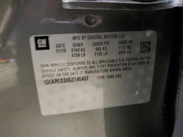 2016 CADILLAC CTS LUXURY - 1G6AR5SS8G0145497