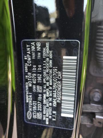 2022 HYUNDAI ELANTRA BL - KMHLM4AJ8NU017091