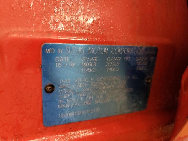 JS2YB413685112139 Suzuki SX4 BASE