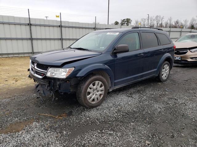 Salvage cars for sale from Copart Lumberton, NC: 2015 Dodge Journey SE