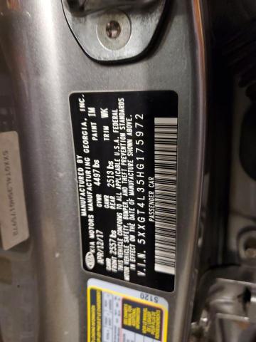 5XXGT4L35HG175972 KIA Optima Lx