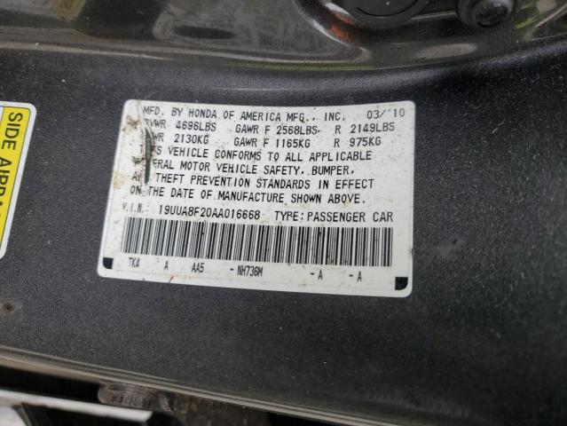 19UUA8F20AA016668 Acura TL