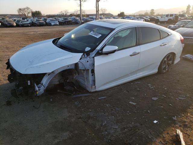 Salvage cars for sale from Copart San Martin, CA: 2018 Honda Civic Touring