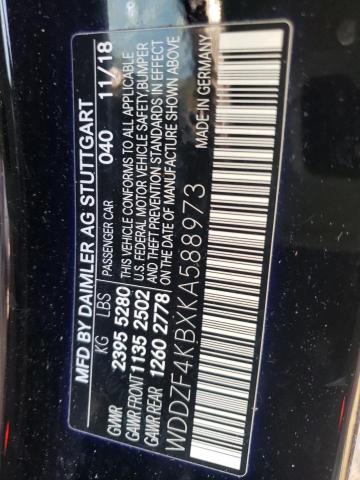 2019 MERCEDES-BENZ E 300 4MAT - WDDZF4KBXKA588973