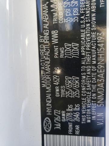 2022 HYUNDAI TUCSON SE - 5NMJA3AE9NH154193