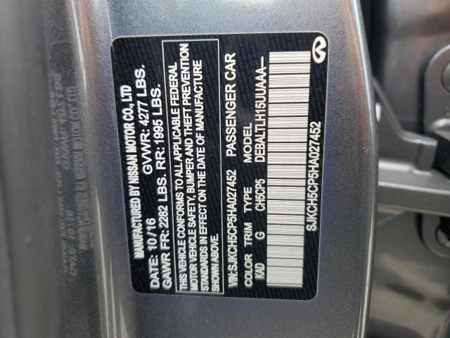 2017 INFINITI QX30 BASE - SJKCH5CP5HA027452