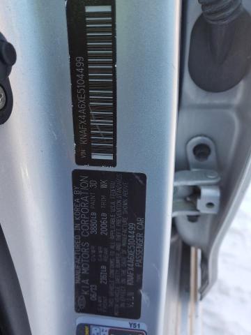 KNAFX4A6XE5104499 KIA FORTE LX