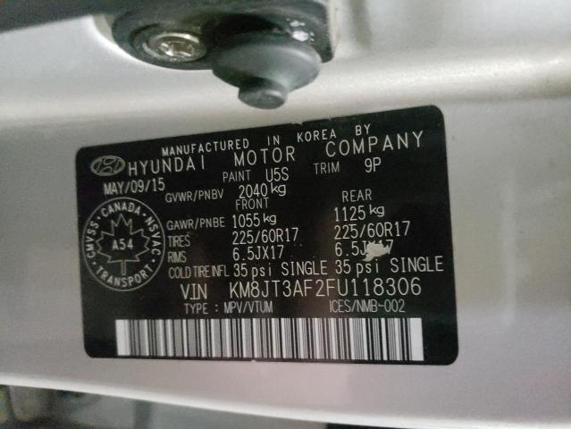 2015 HYUNDAI TUCSON GLS - KM8JT3AF2FU118306