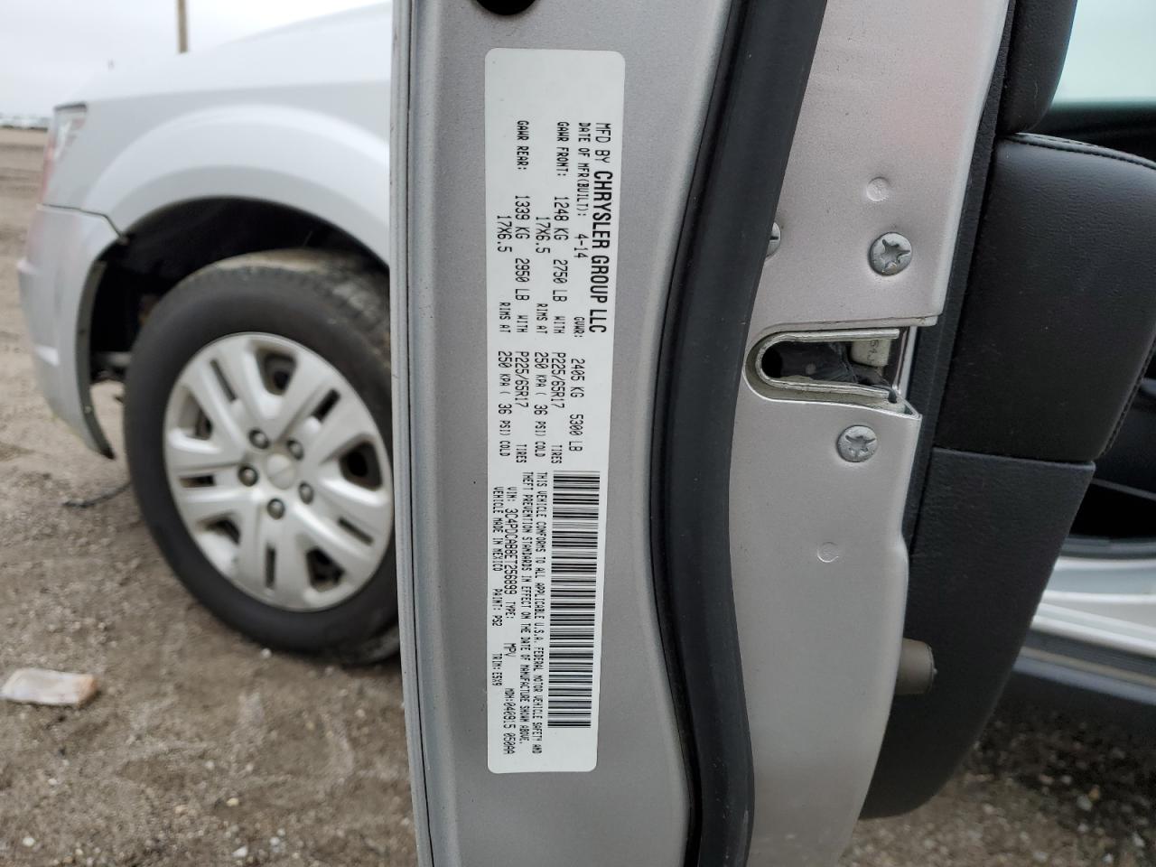 2014 Dodge Journey Se VIN: 3C4PDCAB8ET256899 Lot: 69328382