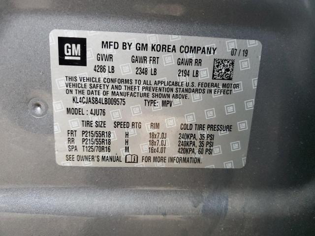 KL4CJASB4LB009575 Buick Encore Preferred