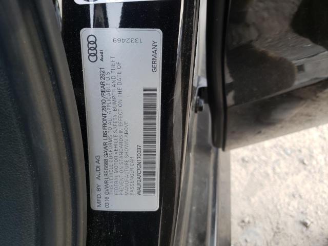 2016 AUDI S6 PREMIUM WAUF2AFC7GN170037