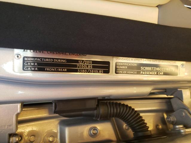 SCBBB7ZH6CC016679 Bentley Mulsanne