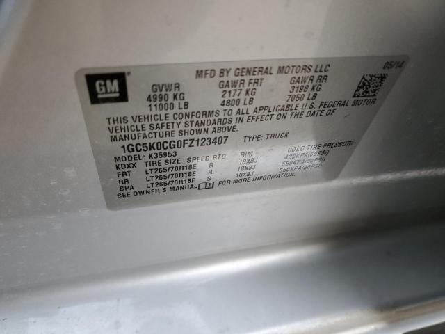 2015 CHEVROLET 3500 - 1GC5K0CG0FZ123407