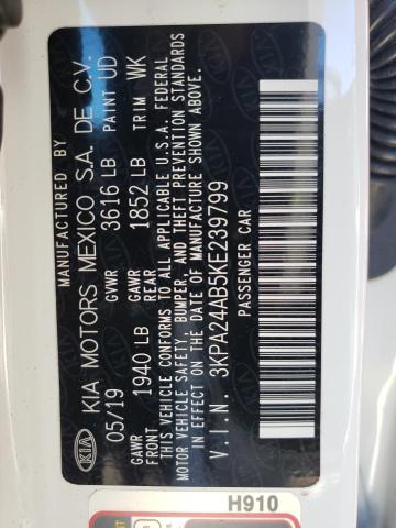 3KPA24AB5KE239799 KIA RIO S