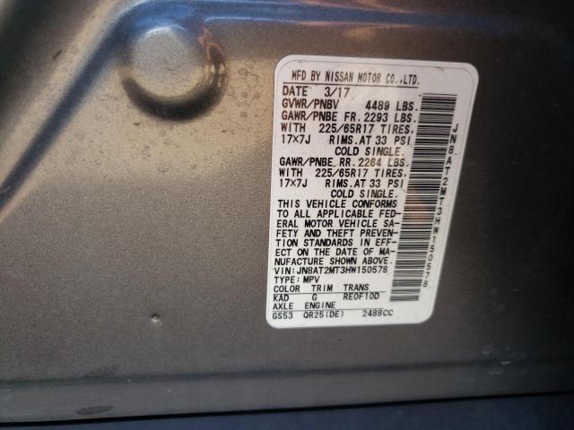 JN8AT2MT3HW150578 Nissan ROGUE S