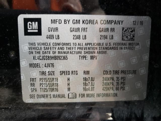 KL4CJGSB9HB092365 Buick Encore Essence