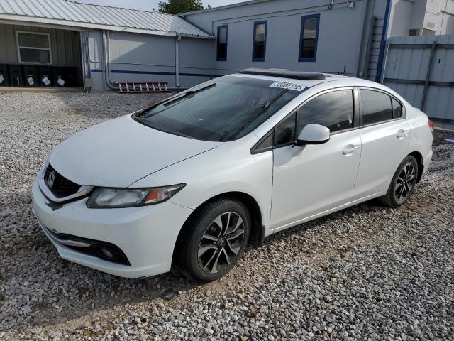 Honda Civic salvage cars for sale: 2013 Honda Civic EXL