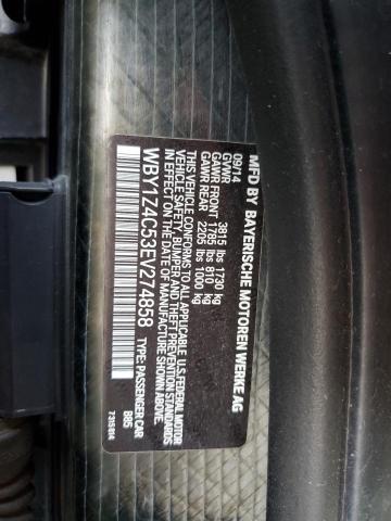 WBY1Z4C53EV274858 BMW I SERIES