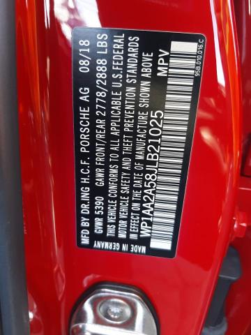 WP1AA2A58JLB21025 Porsche Macan