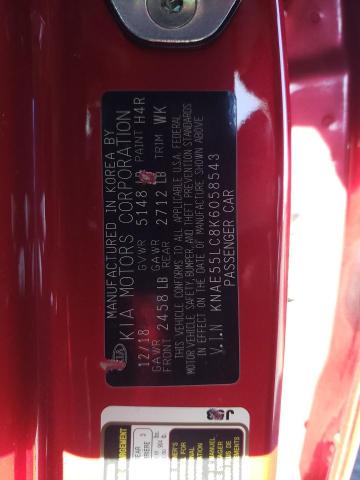 KNAE55LC8K6058543 KIA Stinger Gt2