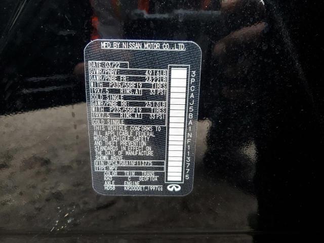 2022 INFINITI QX50 LUXE 3PCAJ5BA1NF113775