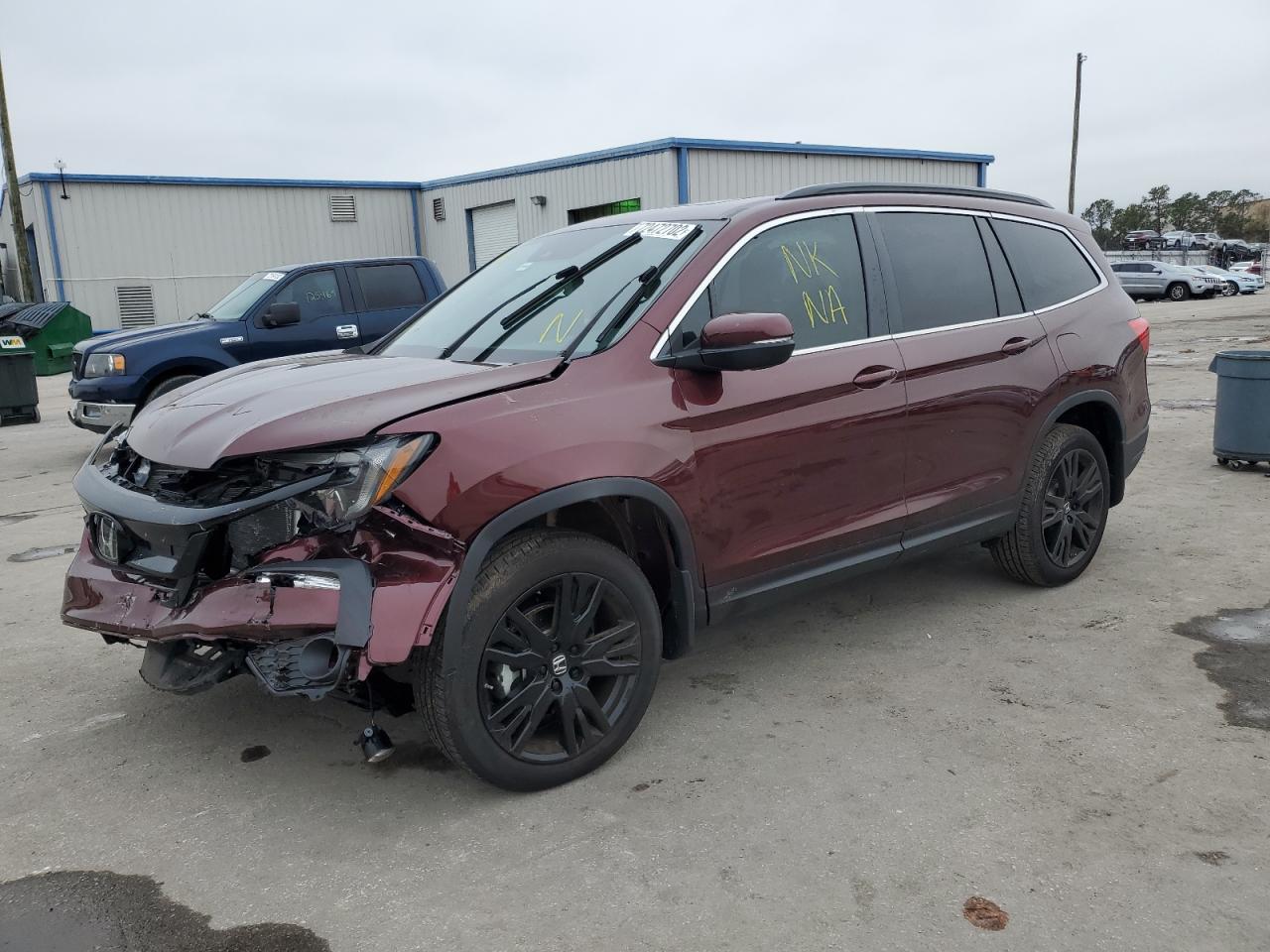 5FNYF6H27NB027280 HONDA PILOT SE 2022