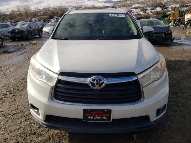 VIN 5TDJKRFH1ES055982 2014 Toyota Highlander, Xle no.5