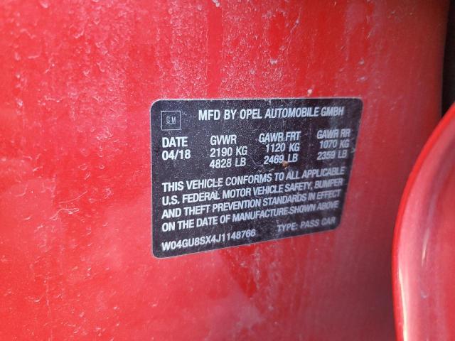 2018 BUICK REGAL TOUR W04GU8SX4J1148766
