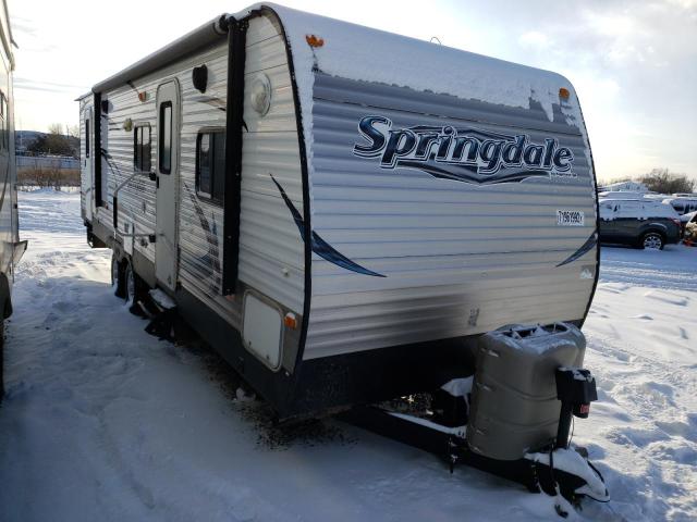 Springdale Travel Trailer salvage cars for sale: 2014 Springdale Travel Trailer