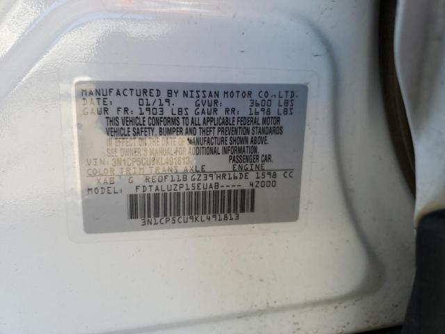 2019 NISSAN KICKS S - 3N1CP5CU9KL491813