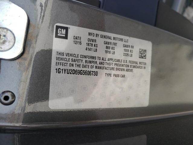 2016 CHEVROLET CORVETTE Z - 1G1YU2D69G5606730