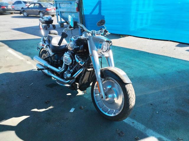 Salvage motorcycles for sale at San Martin, CA auction: 2018 Harley-Davidson Flfbs FAT BOY 114