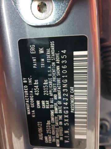 5XXG14J23NG106354 KIA K5 LXS