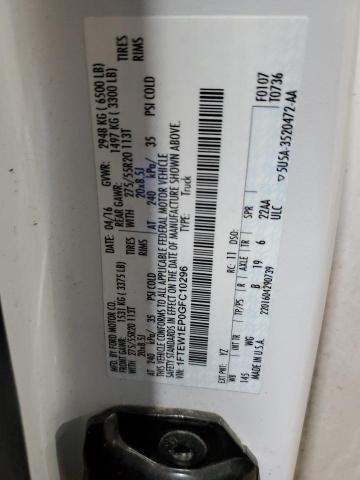 2016 FORD F150 SUPER - 1FTEW1EP0GFC10296