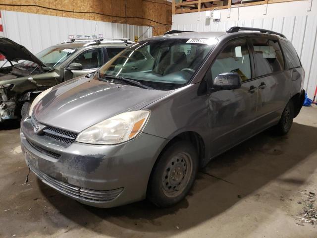 Salvage cars for sale from Copart Anchorage, AK: 2005 Toyota Sienna CE