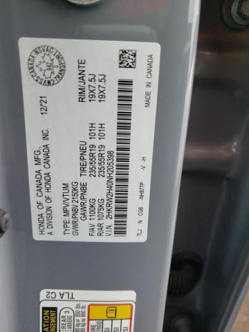 2022 HONDA CR-V SPORT 2HKRW2H40NH205398