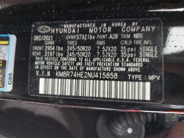2022 HYUNDAI PALISADE C - KM8R74HE2NU415858