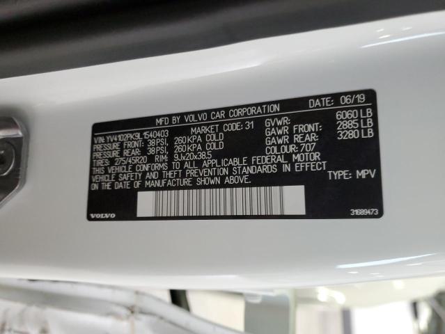 YV4102PK9L1540403 Volvo XC90