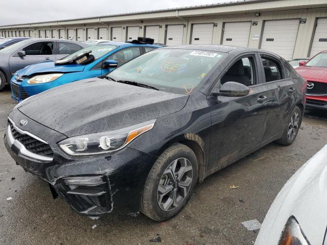 Salvage cars for sale at Louisville, KY auction: 2019 KIA Forte FE