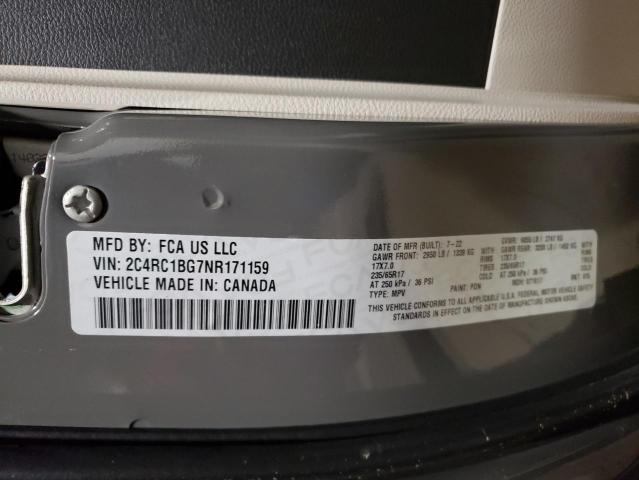 2022 CHRYSLER PACIFICA T - 2C4RC1BG7NR171159