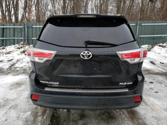 VIN 5TDJKRFH7ES017057 2014 Toyota Highlander, Xle no.6