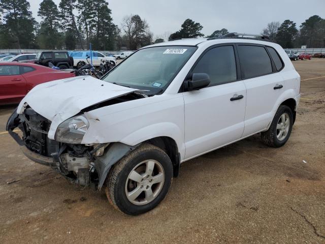 Salvage cars for sale from Copart Longview, TX: 2007 Hyundai Tucson GLS