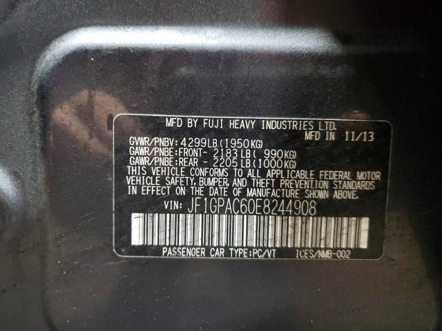 JF1GPAC60E8244908 Subaru Impreza Premium