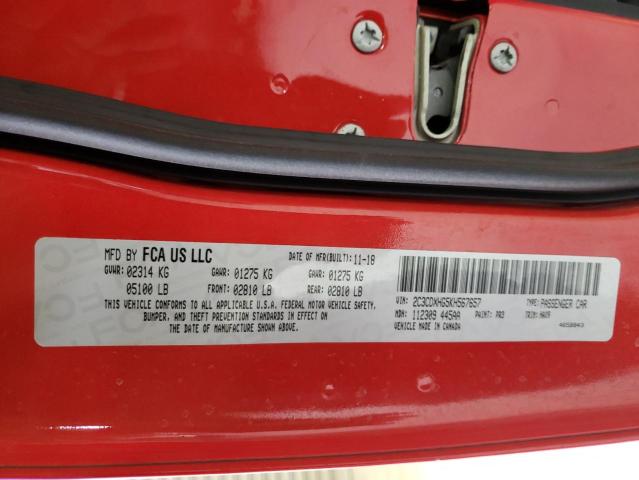 2019 DODGE CHARGER GT - 2C3CDXHG5KH567657