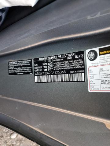 2016 MERCEDES-BENZ SLK 300 WDDPK3JA2GF125368