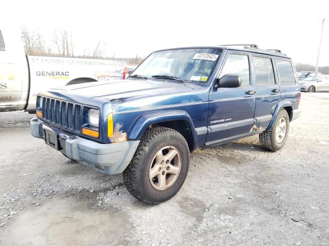 Salvage cars for sale from Copart Leroy, NY: 2001 Jeep Cherokee S